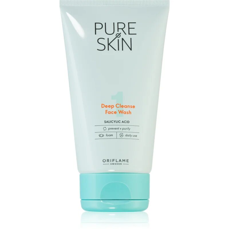 Oriflame Pure Skin čistilni gel za obraz za mastno kožo 150 ml
