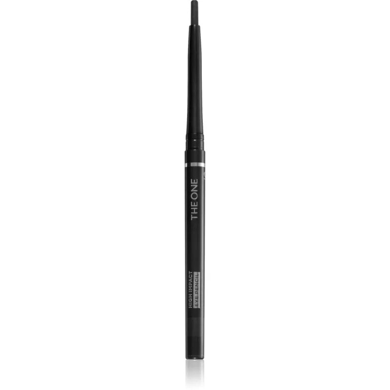 Oriflame The One High Impact vodoodporni svinčnik za oči odtenek Pitch Black 03 g
