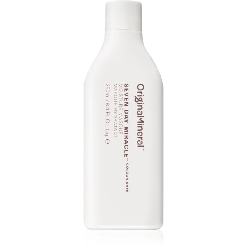 Original & Mineral Seven Day Miracle intenzivna vlažilna maska za suhe poškodovane kemično obdelane lase 250 ml