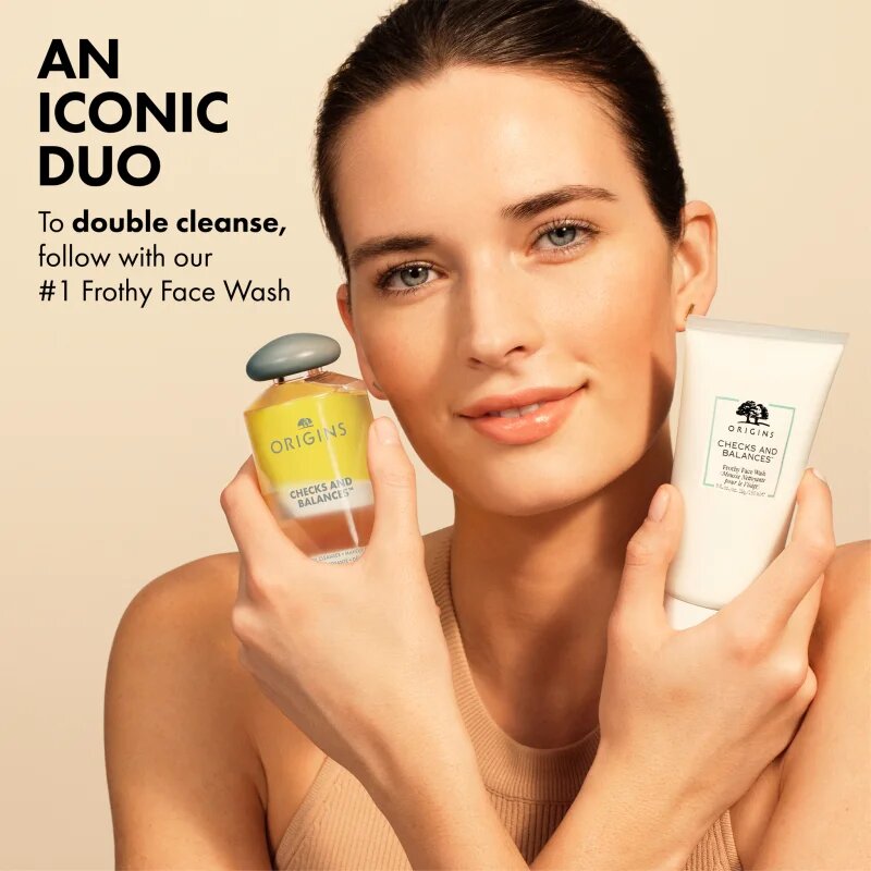 Origins Checks and Balances™ Frothy Face Wash osvežilna čistilna pena za obraz 50 ml