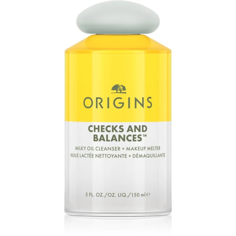 Origins Checks and Balances™ Milky Oil Cleanser + Makeup Melter čistilno olje za odstranjevanje ličil 150 ml