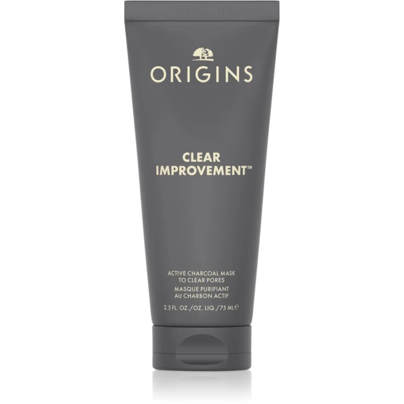 Origins Clear Improvement® Active Charcoal Mask To Clear Pores čistilna maska z aktivnim ogljem 75 ml