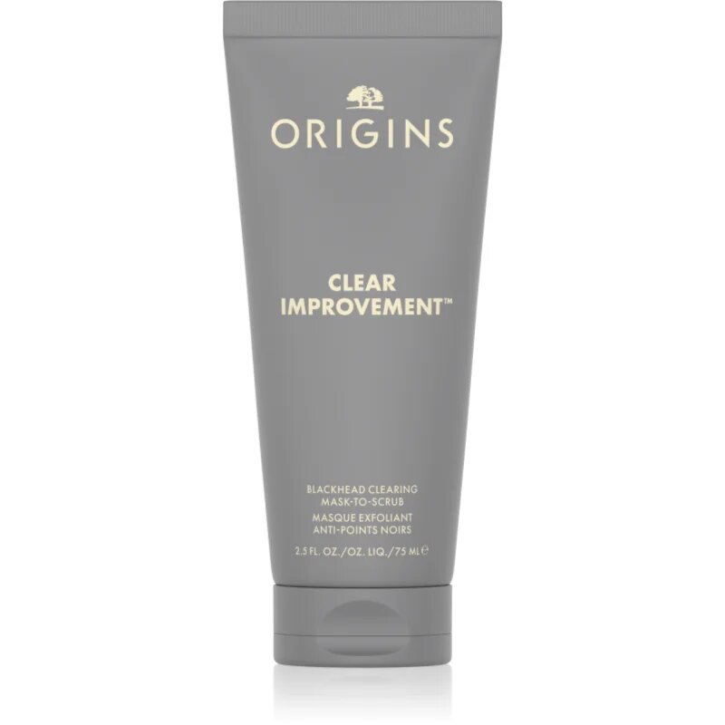 Origins Clear Improvement® Blackhead Clearing Mask-To-Scrub maska za čiščenje por proti črnim pikicam 75 ml