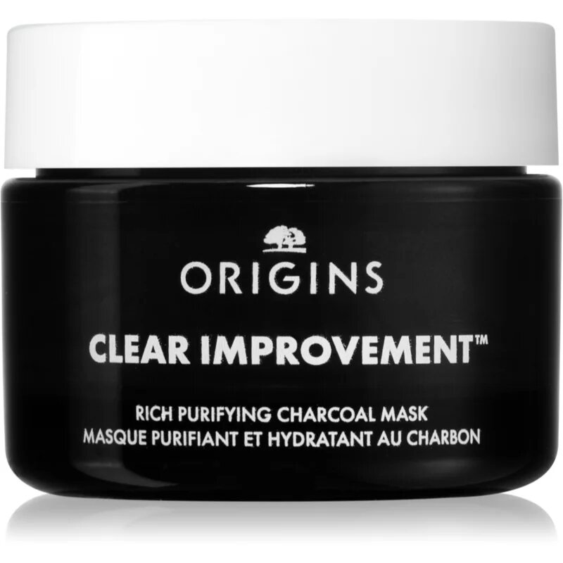 Origins Clear Improvement® Rich Purifying Charcoal Mask čistilna maska z aktivnim ogljem 30 ml