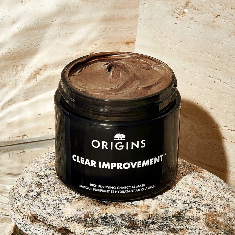 Origins Clear Improvement® Rich Purifying Charcoal Mask čistilna maska z aktivnim ogljem 30 ml