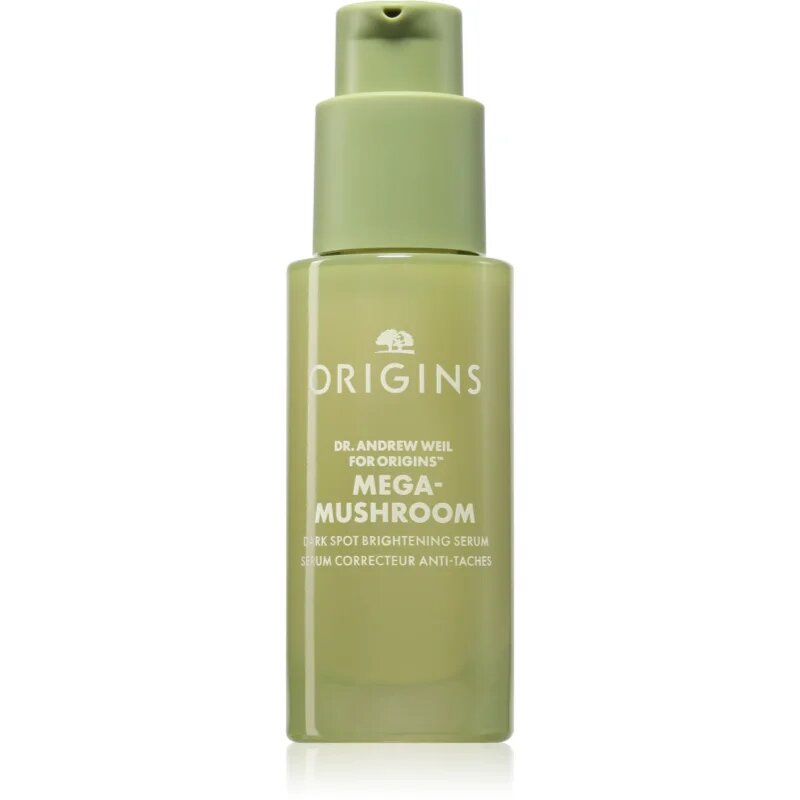 Origins Dr. Andrew Weil for ™ Mega-Mushroom Dark Spot Brightening Corrector Serum serum za obraz proti nepravilnostim na koži 30 ml