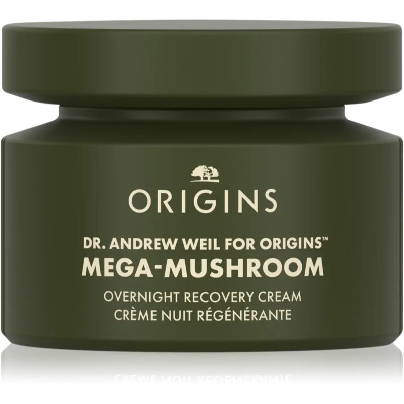 Origins Dr. Andrew Weil for ™ Mega-Mushroom Overnight Recovery Cream pomirjevalna in vlažilna maska za noč 50 ml