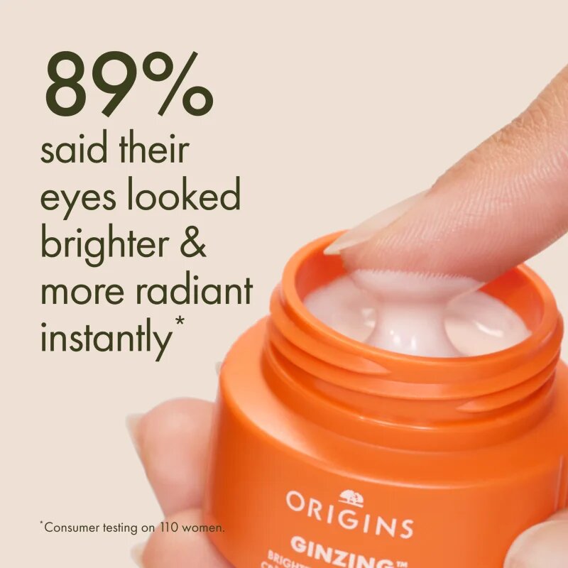 Origins GinZing™ Brightening Eye Cream posvetlitvena krema za predel okoli oči proti zabuhlosti in temnim kolobarjem odtenek Cool 15 ml