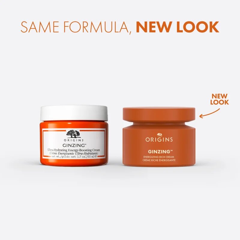Origins GinZing™ Energizing Rich Cream revitalizacijska vlažilna krema za suho kožo 30 ml