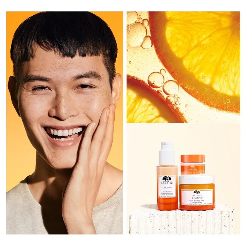 Origins GinZing™ Glow-Boosting Mask vlažilna gelasta maska 75 ml