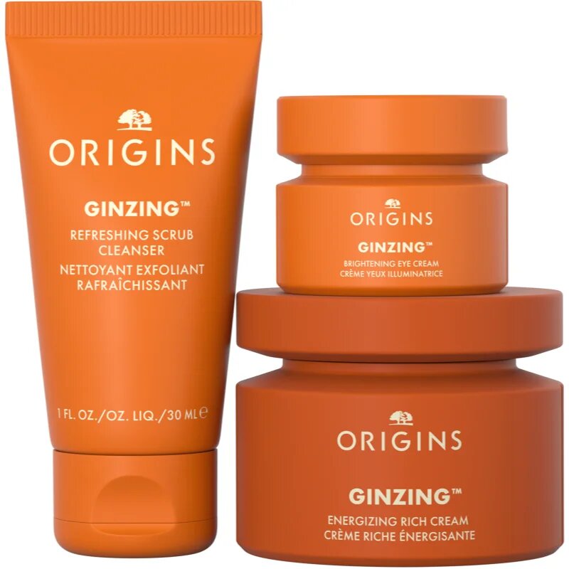 Origins GinZing™ Glowing Essentials darilni set za suho kožo