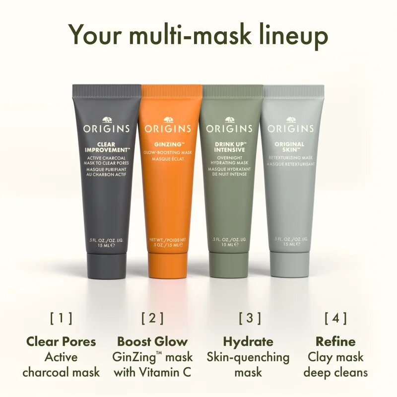Origins Holiday Mini Mask Rituals darilni set