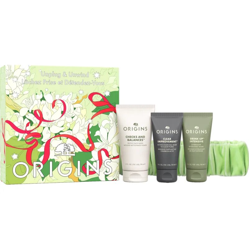 Origins Holiday Unplug & Unwind darilni set