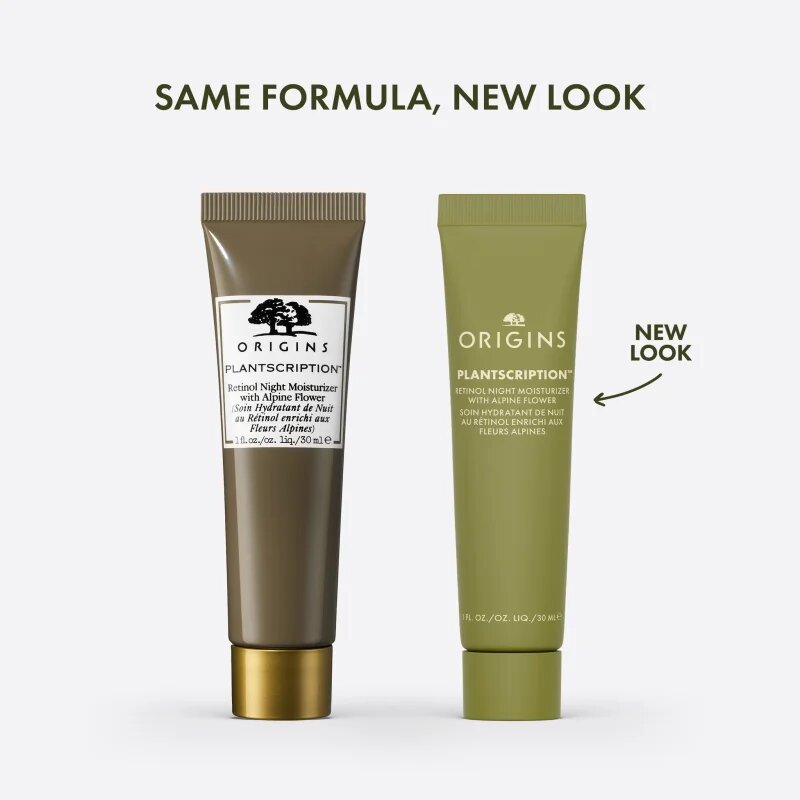 Origins Plantscription™ Retinol Night Moisturizer With Alpine Flower vlažilna nočna krema z retinolom 30 ml