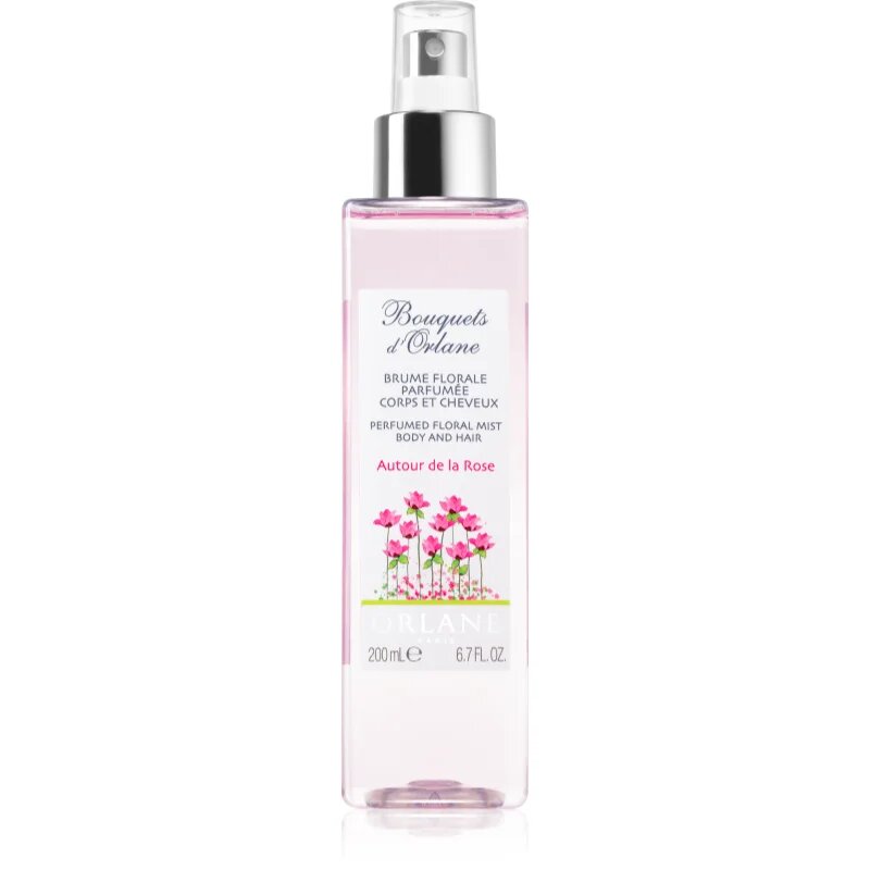Orlane Bouquets d’ Autour de la Rose osvežilna voda za telo in lase za ženske 200 ml
