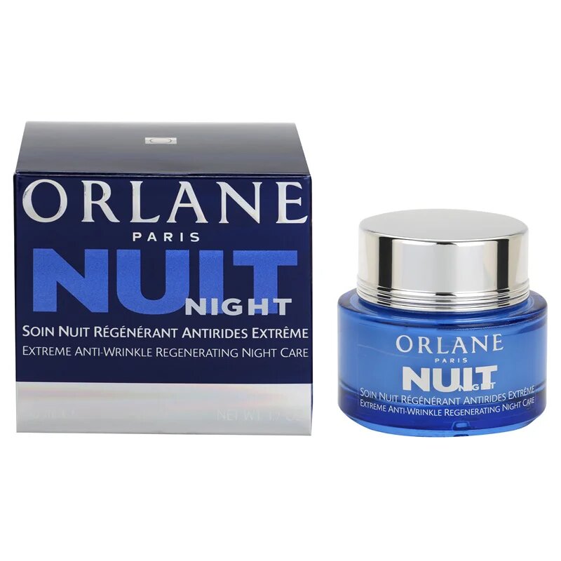 Orlane Extreme Line Reducing Re-Plimping Cream nočna regeneracijska krema proti gubam 50 ml