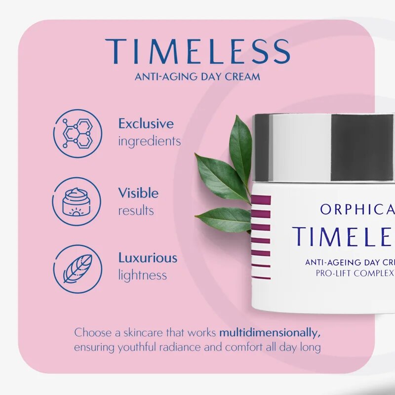 Orphica Timeless pomlajevalna zaščitna dnevna krema 50 ml