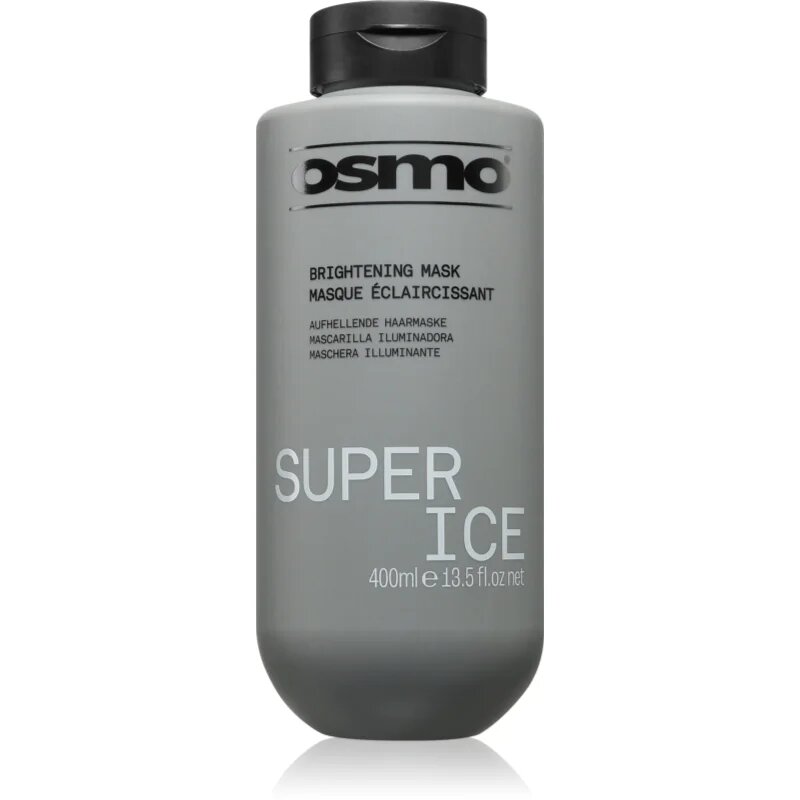 Osmo Super Ice Brightening Mask maska proti rumenim tonom za blond lase in lase s prameni 400 ml