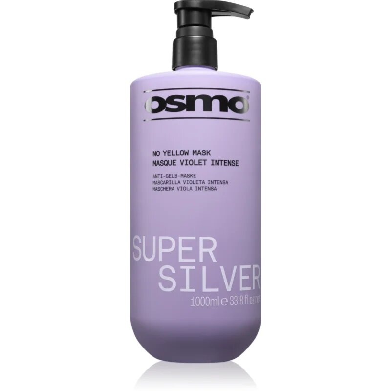Osmo Super Silver No Yellow Mak intenzivna vlažilna maska za nevtralizacijo rumenih odtenkov 1000 ml