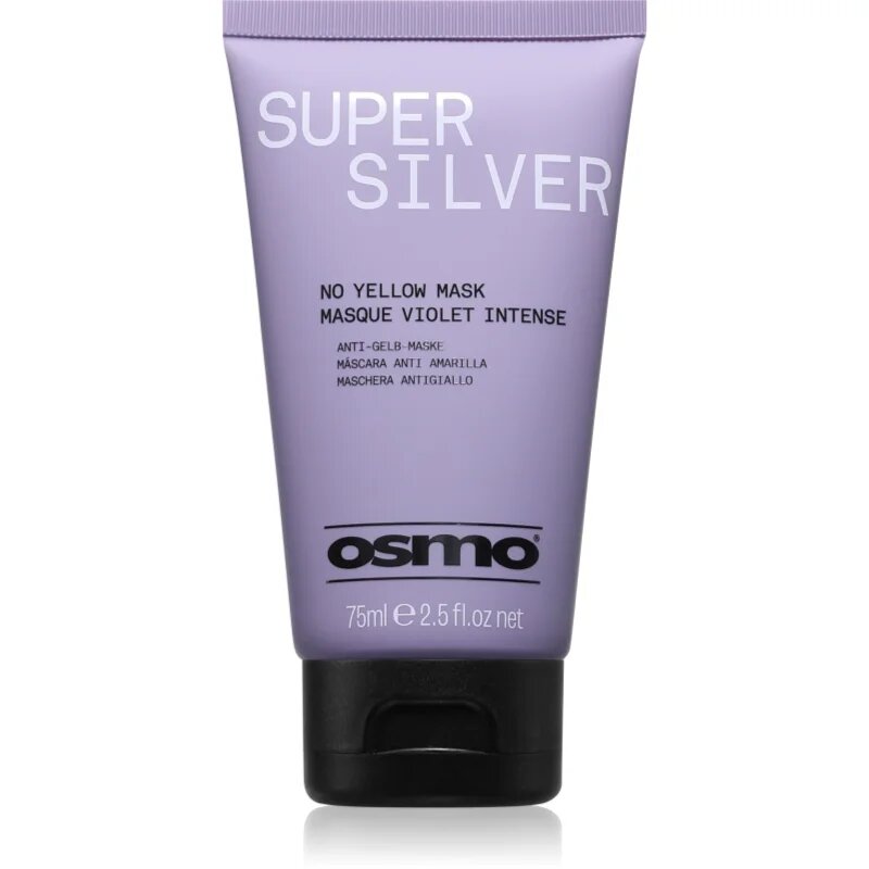 Osmo Super Silver No Yellow Mak intenzivna vlažilna maska za nevtralizacijo rumenih odtenkov 75 ml