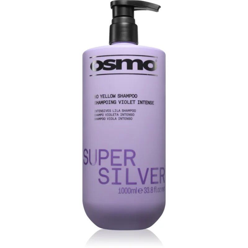 Osmo Super Silver No Yellow Shampoo šampon proti rumenim tonom za blond in sive lase 1000 ml