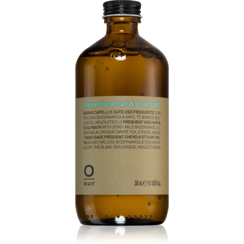 Oway dailyAct Hair & Scalp Bath nežni šampon za vsakodnevno uporabo za lase in lasišče 240 ml