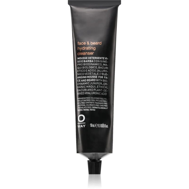 Oway Face & Beard čistilna pena za obraz in brado 150 ml