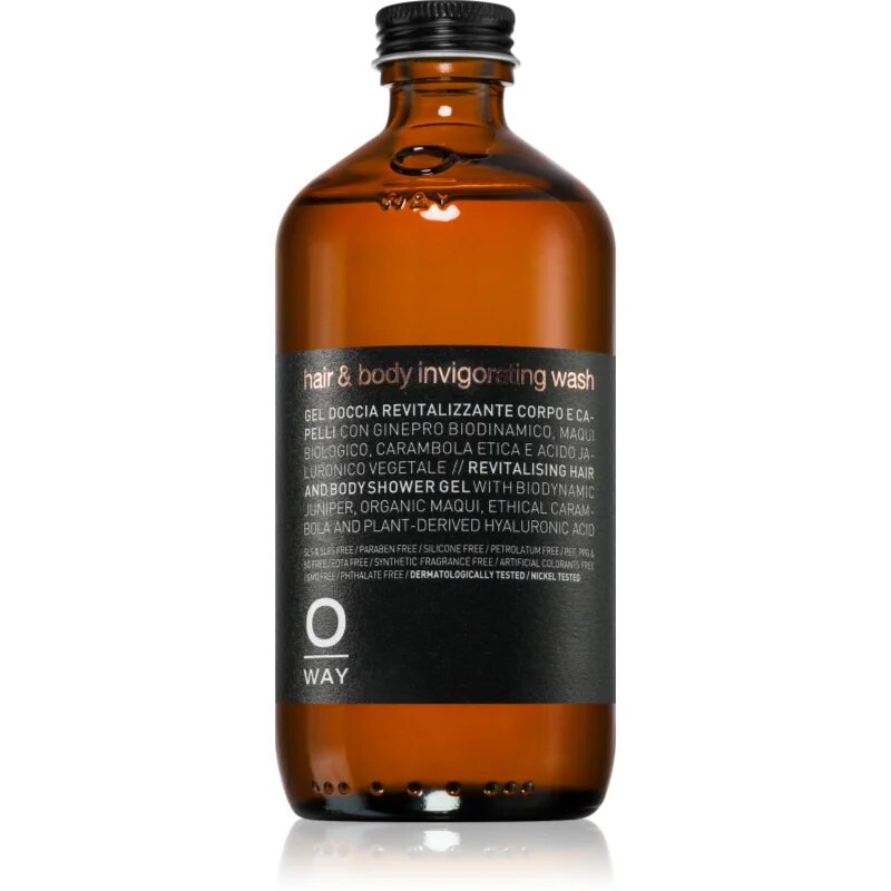 Oway Hair & Body revitalizacijski gel za prhanje za telo in lase 240 ml