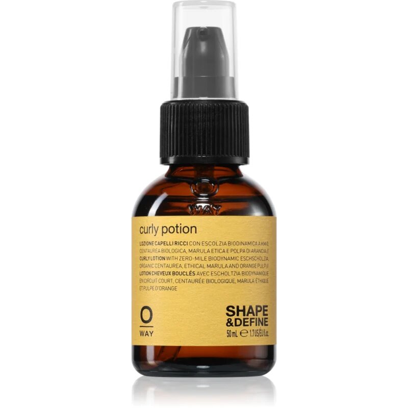Oway Shape & Define Curly Potion stiling nega za valovite in kodraste lase 50 ml