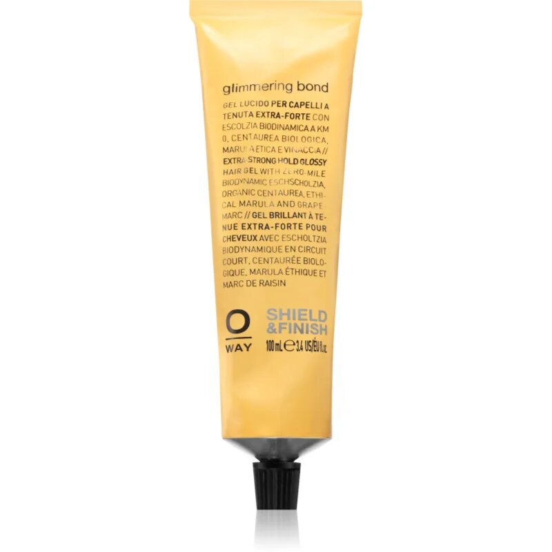 Oway Shield & Finish Glimmering Bond ekstra močan gel za sijoče pričeske 100 ml