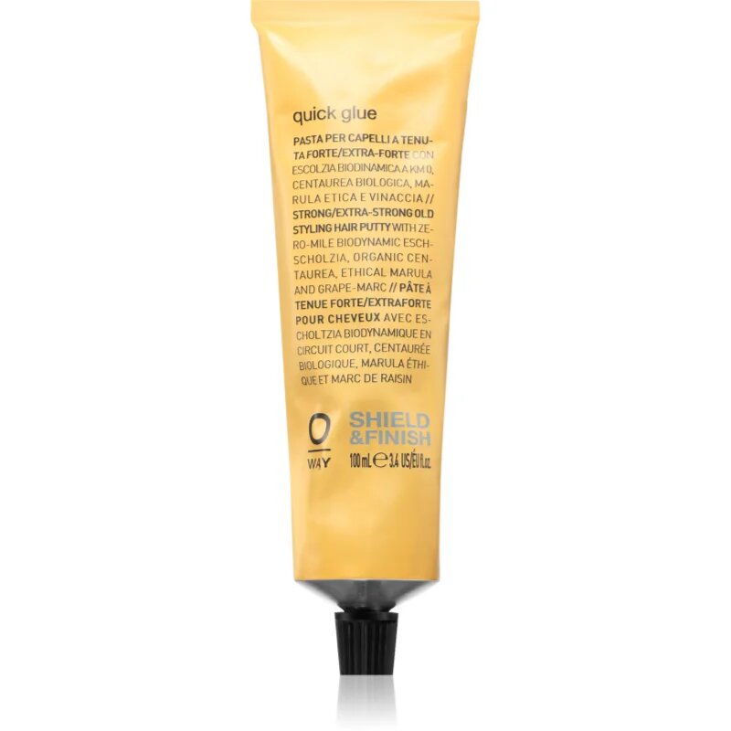 Oway Shield & Finish Quick Glue stiling pasta za lase 100 ml