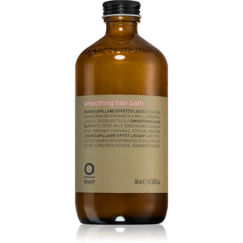 Oway Smooth+ Hair Bath šampon za glajenje las z suhe lase 240 ml