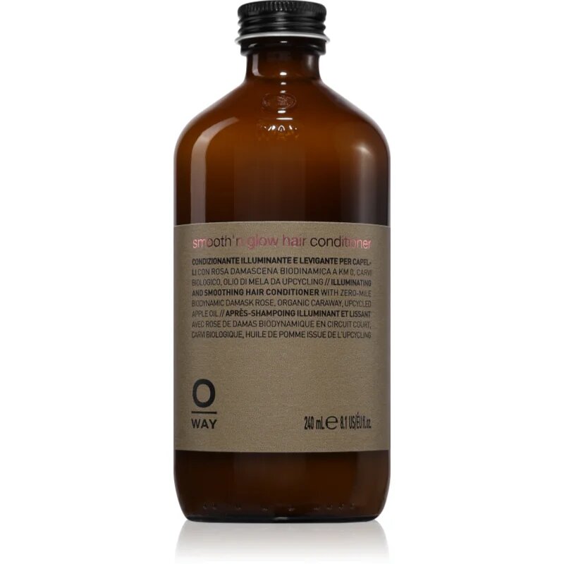 Oway Smooth'n glow Hair Conditioner balzam za glajenje las za sijaj in mehkobo las 240 ml