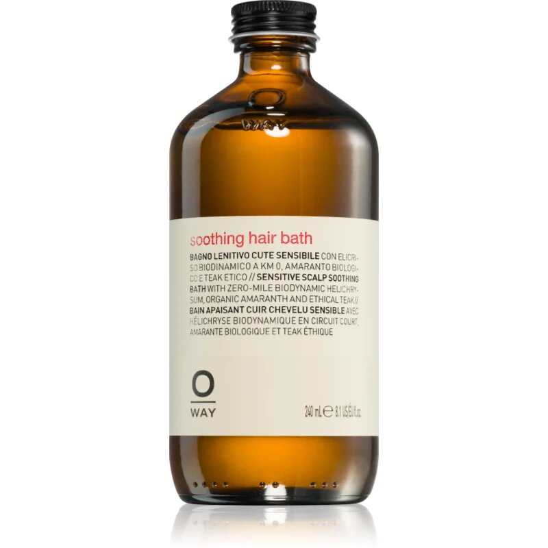 Oway soothing Hair Bath pomirjujoči šampon za občutljivo lasišče 240 ml