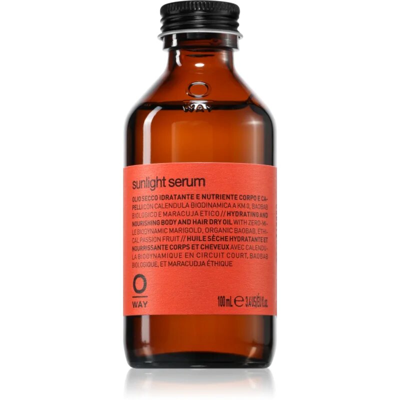 Oway SunWay Sunlight Serum suho olje za lase in telo 100 ml