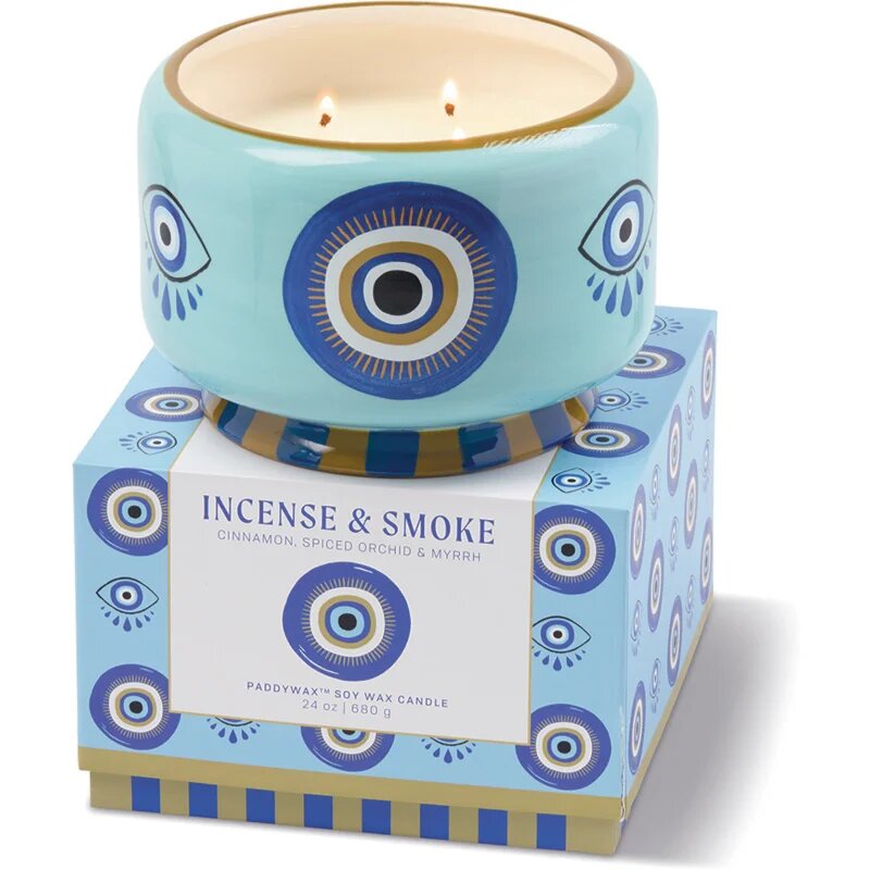 Paddywax A Dopo Eye dišeča sveča iz keramike 680 g