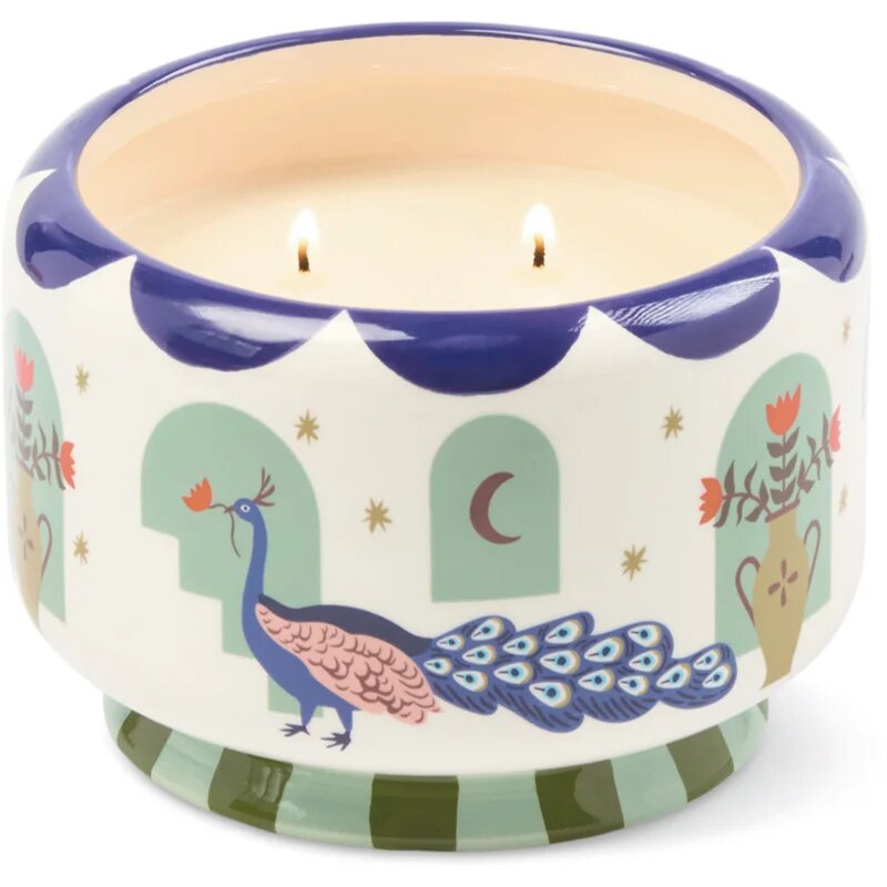 Paddywax A Dopo Peacock Blue dišeča sveča iz keramike 680 g