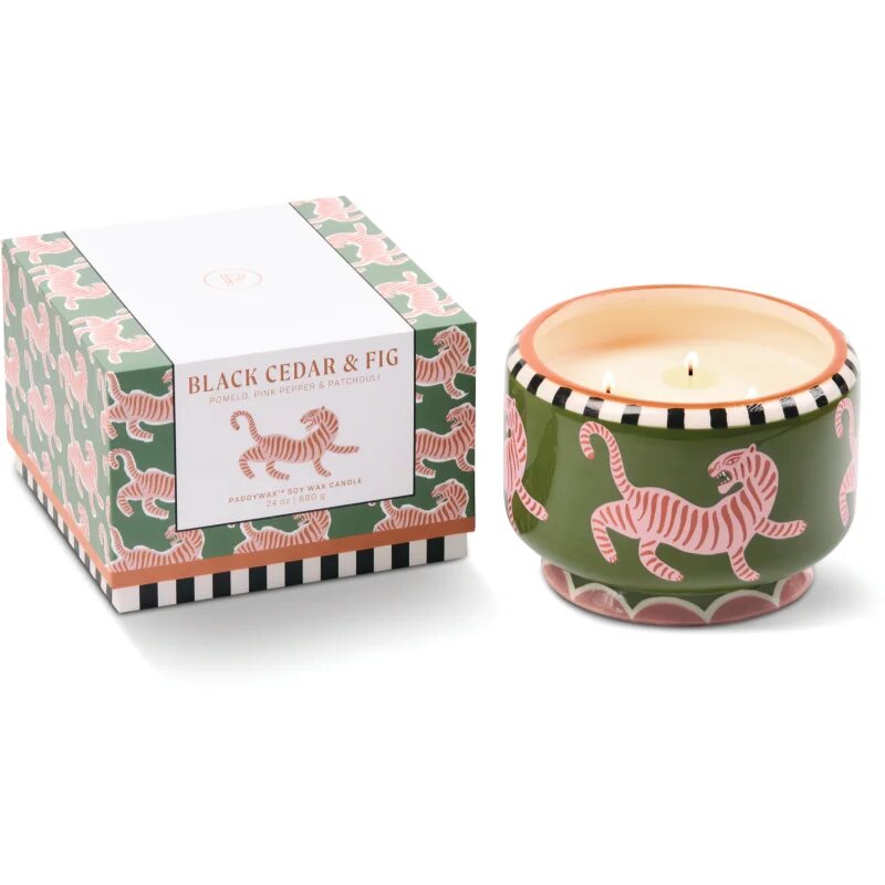 Paddywax A Dopo Tiger dišeča sveča iz keramike 680 g