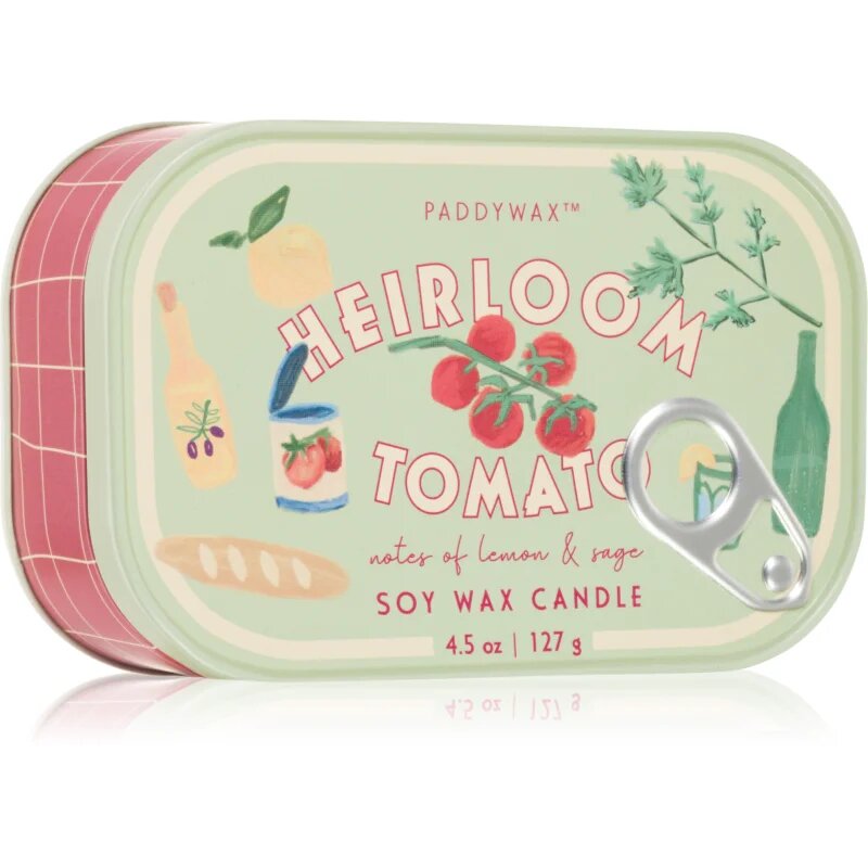 Paddywax Bistro Tin Heirloom Tomato dišeča sveča v pločevinki 127 g