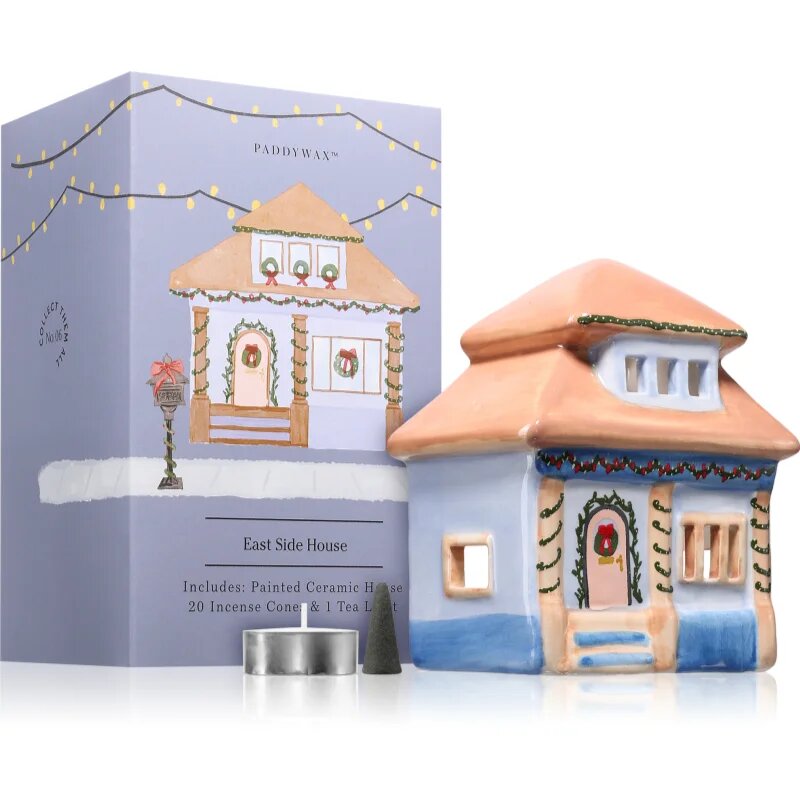 Paddywax Ceramic Houses East Side darilni set