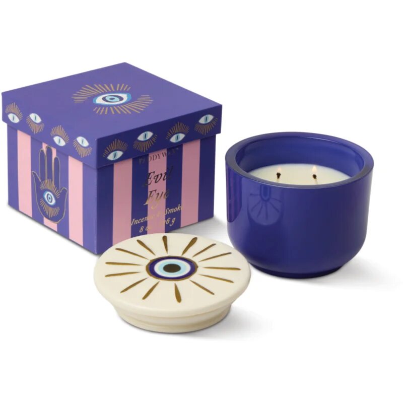 Paddywax Charmed Incense & Smoke dišeča sveča s pokrovčkom 226 g