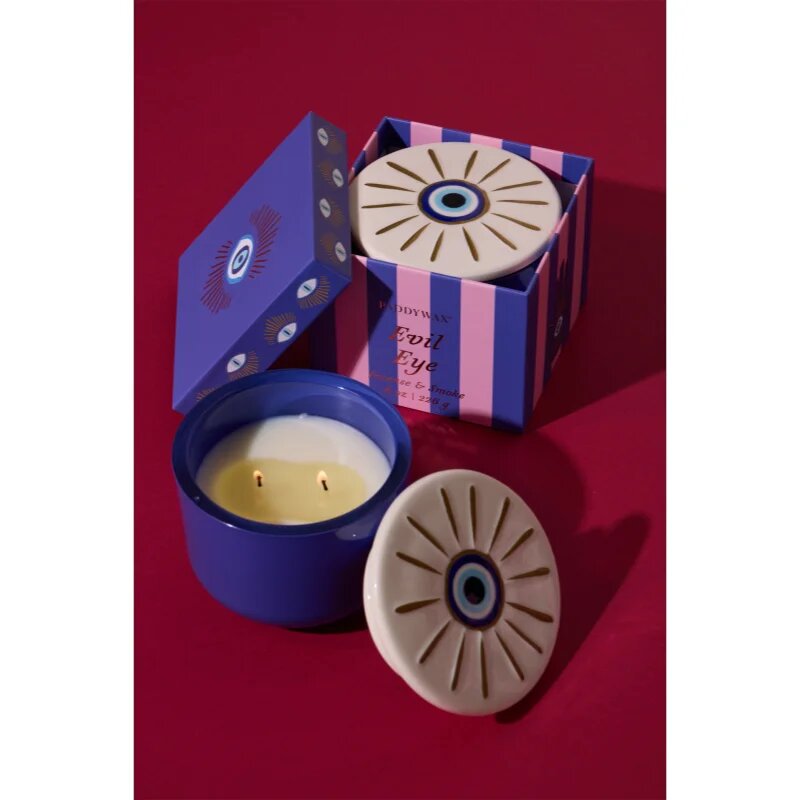 Paddywax Charmed Incense & Smoke dišeča sveča s pokrovčkom 226 g