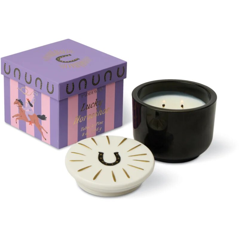 Paddywax Charmed Tabac & Pine dišeča sveča s pokrovčkom 226 g