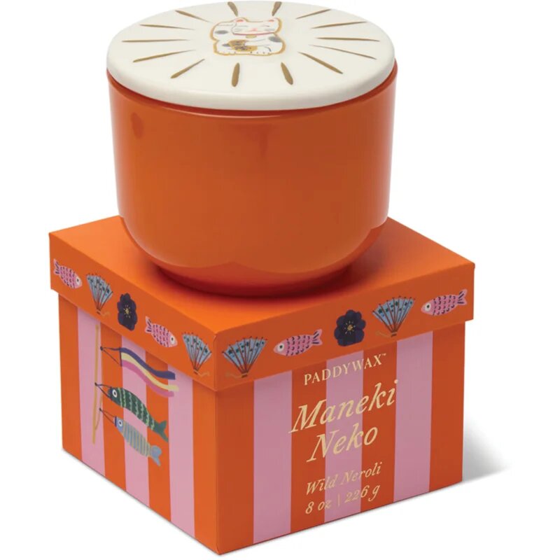 Paddywax Charmed Wild Neroli dišeča sveča s pokrovčkom 226 g