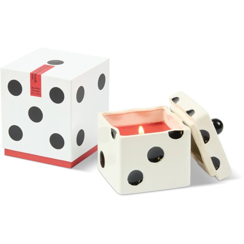 Paddywax Lucky Dice Tobacco Patchouli dišeča sveča iz keramike 283 g