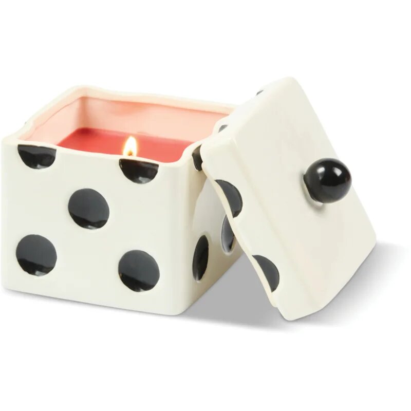 Paddywax Lucky Dice Tobacco Patchouli dišeča sveča iz keramike 283 g