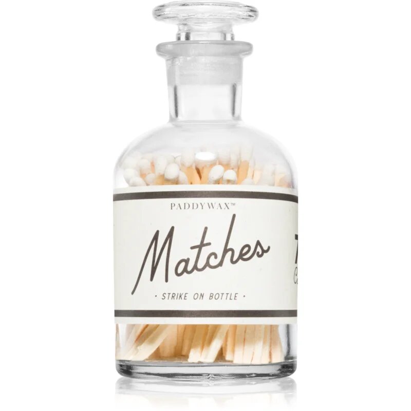 Paddywax Matches White Glass vžigalice 75 kos