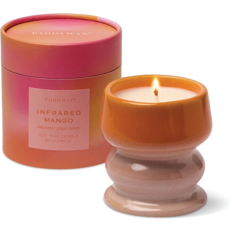Paddywax Melt Infrared Mango dišeča sveča iz keramike 240 g