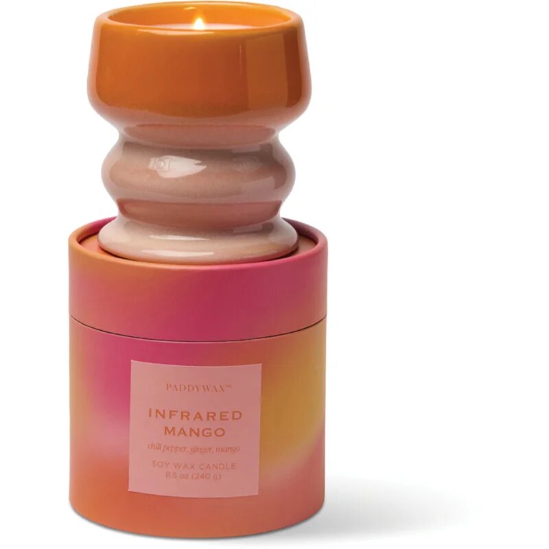 Paddywax Melt Infrared Mango dišeča sveča iz keramike 240 g