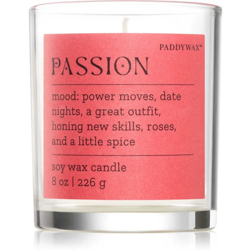 Paddywax Mood Passion Saffron Rose dišeča sveča 226 g